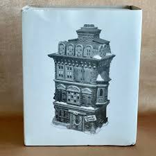 Dept 56 Dickens Village "the Flat of Ebenezer Scrooge", Hand Painted Porcelain Yuletide Village Display, Christmas Light up House Display - Etsy