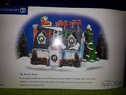 Dept 56 Snow Village THE HOLIDAY HOUSE - HoHoHo, Santa ...