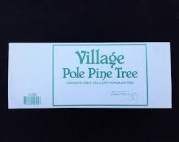 Dept 56 Heritage Village 8" "pole Pine Tree" #55280 Cold ...