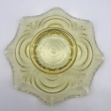 S.G.C. Smith Glass Company Fluted Yellow Bowl-8.25” Diameter ...