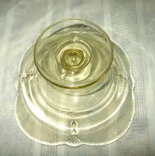 Vintage Paden City Crow's Foot Yellow Depression Glass ...