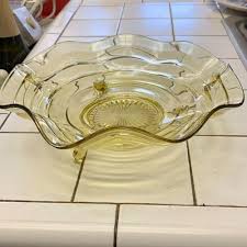 LOT 169 ANTIQUE CARNIVAL GLASS CANDY DISH | EstateSales.org
