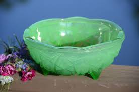 Vintage Jeanette Glass HOBSTAR GREEN Footed Bowl | 1940s Glass | Jeanette Glass | Hobstar Pattern | NOT Uranium Glass #P-120 - Etsy Australia