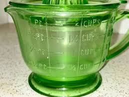 Uranium Glass Measuring Cup & Juicer - McLaughlin ...