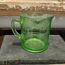 Kitchen | Vintage Hazel Atlas Green Depression Glass 3 Spout ...