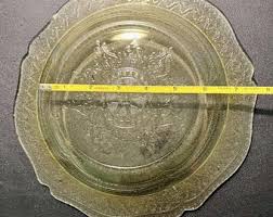 Federal Glass Vintage 1930s Patrician Amber Depression Glass Cake Dinner Plate - Etsy