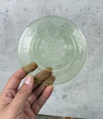 Sold at Auction: Federal Georgian Love Birds Uranium Glass Plates