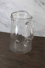 Vintage Clear Glass Pitcher | eBay