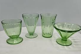 Uranium Cocktail - Dessert Glass Lot 4 Different USA Makers ...