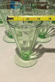 Green Cone Tumblers | Green Optic Cone Cocktail Glasses - Etsy
