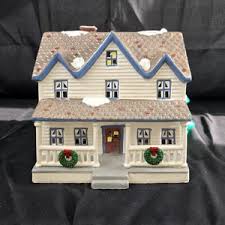 The Original Snow Village "farm House" Hand Painted Ceramic - Etsy