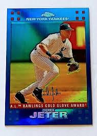 2007 Topps Chrome "BLUE" Refractor Derek Jeter #260 NM-MINT | eBay