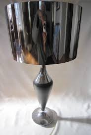 Modernist Rosewood and Chrome Lamp - Etsy