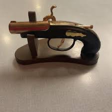 Vtg “derringer Gun “ Table Lighter / Flintlock Lighter / Made in Japan - Etsy