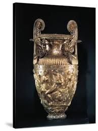 Gold Krater, from Derveni, Macedionia, Greece, Circa 330-320 B.C.' Giclee Print | Art.com