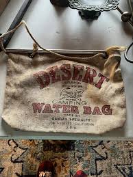 Vintage Desert Water Bag Los Angeles CA Camping Approved | eBay