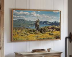 Arte para TV con marco Samsung, flores silvestres del ...