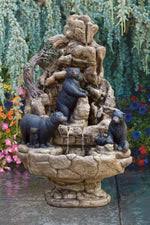 Wildlife Fountain - Bears – Massarelli Lawn Ornaments