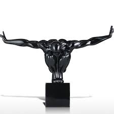 16inch Resin Diver Figurine David Athletic Body Art ...