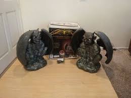 Set of 2 Animated GARGOYLES Halloween Props by GEMMY / SPIRIT + Box RARE ! for Sale in Aliso Viejo, CA - OfferUp