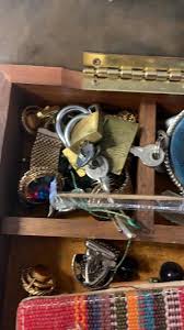 Sold at Auction: Vintage Incabloc Trinket box full of Trinkets