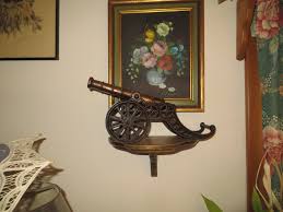 Old Metal Desk Top Cannon, French, Ornate, Nice Carriage ...