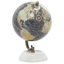 DecMode 5" Teal Globe with Marble Base - Walmart Business Supplies