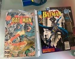 Large Lot Batman DC Comics Superhero Collection Lot 1960s ...