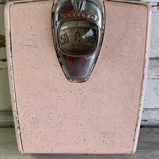 Vintage Bathroom Scale - Art Deco 1950s Detecto Pink - Etsy