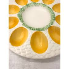Vintage Deviled Egg Serving Dish | Chairish