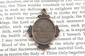 Mary Medal - Catholic Medal - Bronze or Sterling Silver - Religious Medal - Vintage Medal Replica (M-1006) - Etsy