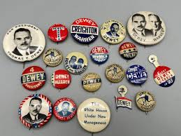 Sold at Auction: (20) Thomas Dewey Political Campaign Buttons