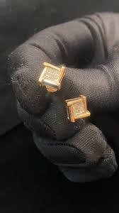 Stunning 0.80 TCW Princess Cut Diamonds Invisible Setting ...