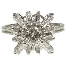 Similar Items to Diamond Starburst Cocktail Ring