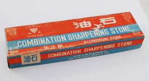 Vintage Diamond Brand Combination Sharpening Stone Aluminum ...