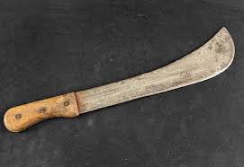 Vintage Machete Wooden Handle Diamond Brand Machete
