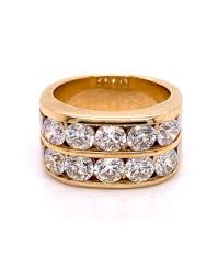 14kt Yellow Gold Men's Diamond Ring | Grand Jewelers