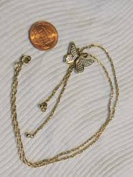 CVB (2210) Vintage AVON Gold Tone & Silver Tone Butterfly W ...