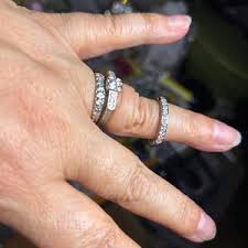 Buy Vintage Retro Circa 1880s Art Deco Diamond Wedding Band ...