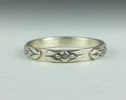 Buy Vintage Style Pearl Engagement Ring in Sterling Silver ...