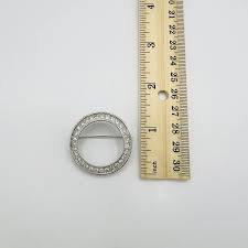 Mid 20th Century Round Diamond Pin in Platinum | Chairish