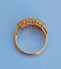 Ruby and CZ Gold Vermeil Sterling Silver Zig Zag Ring Size 7 3/4. Zig Zag Ruby CZ Gold Clad Sterling Silver Band Ring Size 7.75 - Etsy