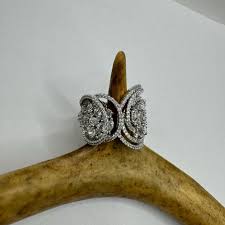 Vintage Crystal Stacking Eternity Promise Ring Engagement Wedding Band – TomWayne Jewelers