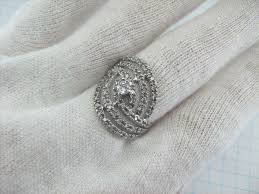 925 Sterling Silver Ring US size 7.0 Stones Eye Cocktail Openwork Design | eBay