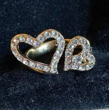 Diamond Sterling Silver & 10K Gold "Mom" | Mercari