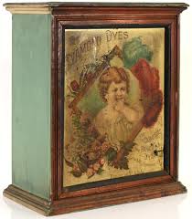 Sold at Auction: Antique Diamond Dyes "Baby" Display Cabinet