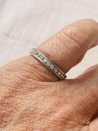 Vintage Silver Tone & Rhinestones Churumbela Ring Size 5.5 ...