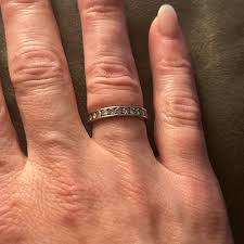 Women's diamond eternity band