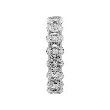 Aila 7 Carat Oval Cut Diamond Eternity Band in Platinum ...