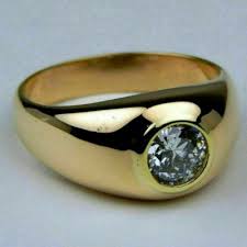 Certified 1.50Ct Lab-Grown Diamond Pinky Men's Solitaire ...